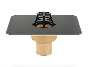 Вертикальная воронка SitaTrendy для внутреннего водоотвода  c готовым фартуком