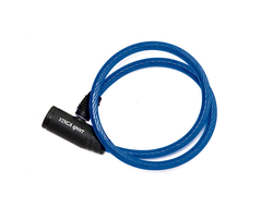 Замок велосипедный 8*650мм (синий)