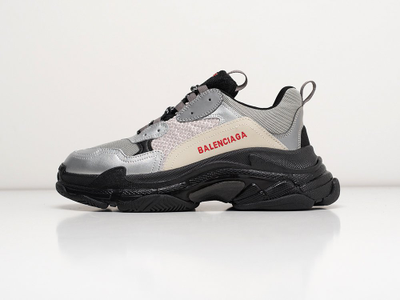 Balenciaga Triple S Sneaker Black Grey Silver