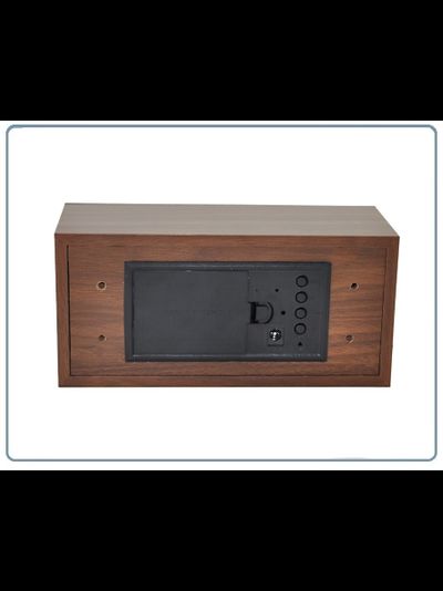 IP видеоняня WiFi (Информатор времени и температуры, деревянный корпус) с аккумулятором, с DVR, HD (Pro iCam) (уценка2)