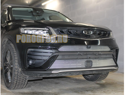 Защита радиатора Geely Tugella 2020- chrome низ