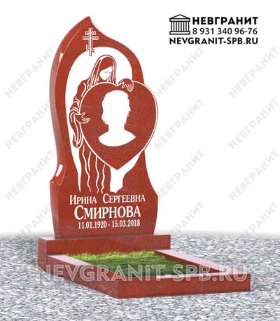 Вертикальный памятник ДГ-23 сюскюянсаари сердце