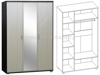 Шкаф Джон 3х дверный