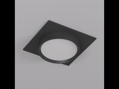 Точечный встраиваемый светильник FLAT DK2091-BK