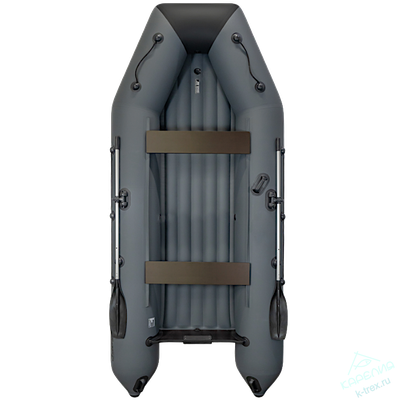 Лодка ПВХ Мастер Лодок Барс 3400НДНД Графит / Чёрный