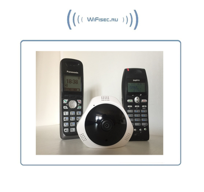 DBPOWER_SS. Потолочная - настенная WiFi видеокамера панорамная с DVR (fish_v380_W),  HD 960P (V380 Pro)