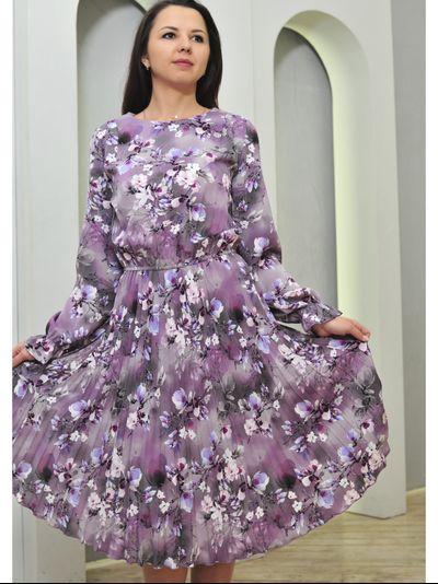 Платье Арт Di-амелия сирень