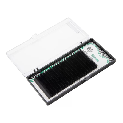 Ресницы чёрные LOVELY «Silicone» - Одна длина (20 линий)