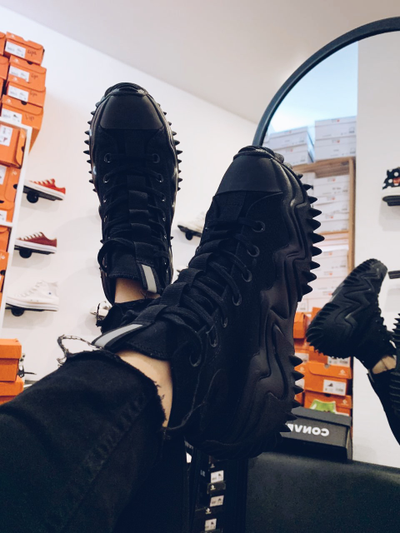 Converse Run Star Motion черные высокие на платформе 172065C фото