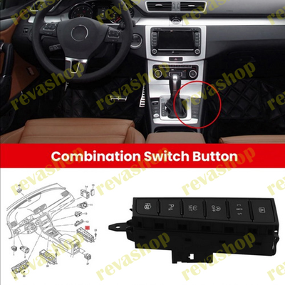 Максимальный правый блок кнопок для Passat B7 CC