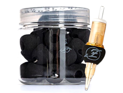 Поролоновая насадка для тату картриджей EZ-FMCC BLACK, 30 шт.