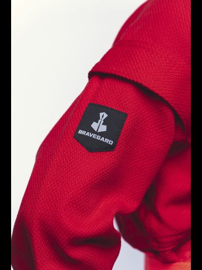 Куртка детская для самбо плетеная ВФС BRAVEGARD Junior красная