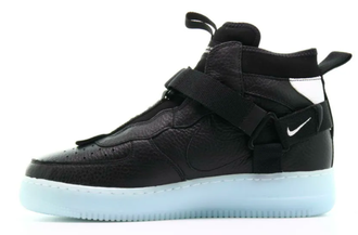 Nike Air Force 1 Mid Utility Black  (Черные)