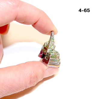 Висмут выращенный (кристалл) №4-65: 8,7г - 27*16*13мм