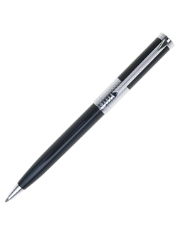 Ручка подарочная шариковая PIERRE CARDIN (Пьер Карден) "Evolution", корпус черный, латунь, хром, синяя, PC1020BP