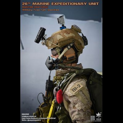 Американский морской пехотинец с парашютом - Коллекционная ФИГУРКА 1/6 MEU MRF Military Free Fall Insertion Desert (26043SD) - Easy&amp;Simple