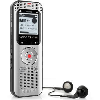 Диктофон цифровой Philips DVT2000 черный