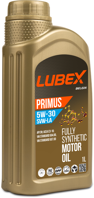 Синтетическое моторное масло &quot; LUBEX PRIMUS SVW-LA&quot; 5W30, 1 л
