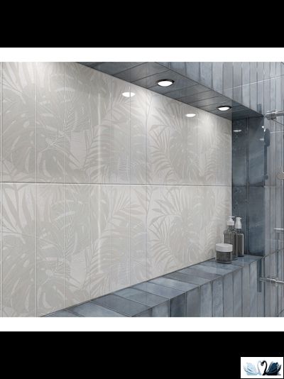 Плитка Azori Декор Bricks 31,5 х 63 см настенный с орнаментом