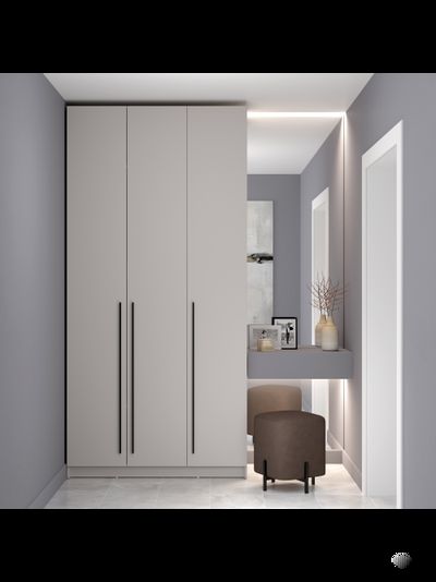 Брандо 67.08 (h2480) (3-х дв.) шкаф для одежды ЛДСП Кашемир