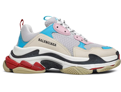 Кроссовки Balenciaga Triple S White Blue Pink
