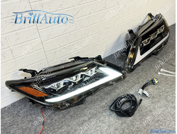 Фары Toyota Camry 50 2011-2013 стиль Lexus