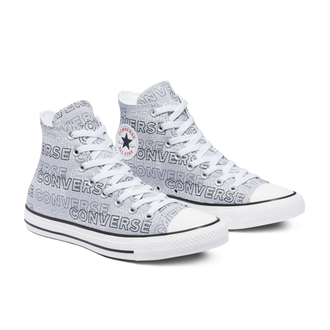 Кеды Converse Chuck Taylor All Star Wordmark High Top серые