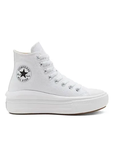 Кеды Converse All Star Move High Top Белые высокие на платформе 568498C