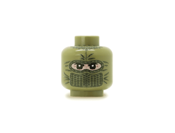 Лего голова в балаклаве (олива) В | Lego head Balaclava Head B olive