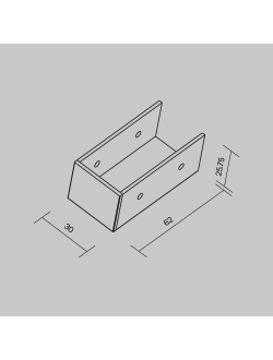 Заглушка к профилю Elasity IP, O-TR001-EC, Maytoni