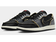 Nike Air Jordan Retro 1 Low Og Ex Black Smoke Grey (Серые) сбоку