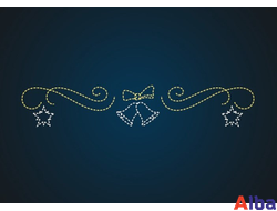 Перетяжка уличная Колокольчики