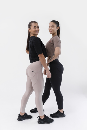 Брюки HIGH WAIST & LIFTING EFFECT BUBBLE BUTT PANTS 587 Черные