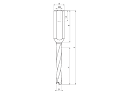 Глухое монолитное сверло FABA WN-45