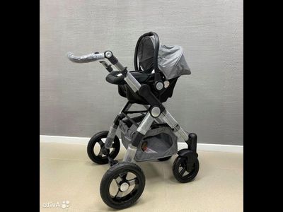 Детская коляска 3 в 1 Luxmom 600G Серый