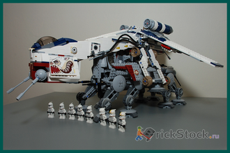 # 10195 Республиканский Десантный Корабль с «Шагоходом» AT–OT / Republic Dropship with AT–OT (2009)