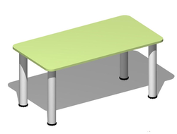 Стол детский регулируемый по высоте 2-местный из ЛДСП