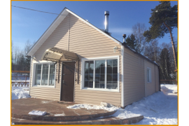 Отделка дома виниловым сайдингом