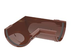 GIZA УГОЛ ЖЕЛОБА ВНУТРЕННИЙ 90° 120 ММ, ЦВЕТ КОРИЧНЕВЫЙ