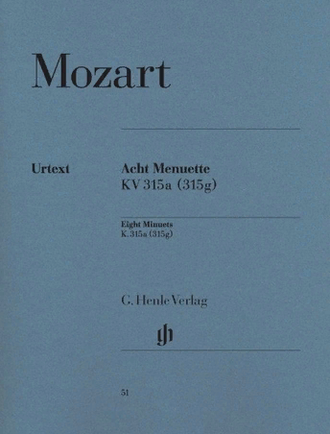 Mozart: 8 Minuets with Trios K. 315g