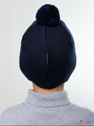 Шапка 24201-02 х/б подклад, темно-синий 54-56