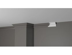 Потолочный плинтус DECOR-DIZAYN DD22, из дюрополимера, под покраску, ударопрочный, 2 метра.
