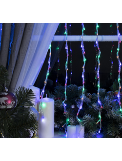 Светодиодная гирлянда "Водопад" 61# (мультиколор) 3х2м 5шт