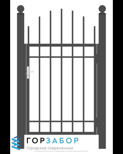 Калитка металлическая сварная для забора на даче SZ15-09 купить