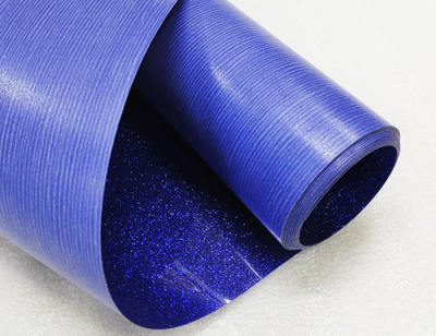 Термопленка "SEF" серия GLITTER 10 ROYAL BLUE, 350 мкм