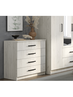 Комод Фиеста 850  дкб крафт белый