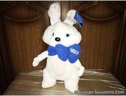 Плюшевый Зайка-талисман Олимпиады Сочи 2014 46 см высотой (купить Олимпийскую символику Sochi 2014)