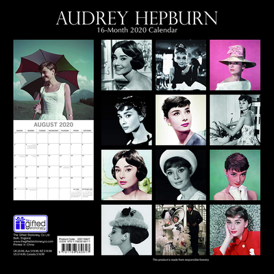 Audrey Hepburn Иностранные перекидные календари 2020, Intpressshop