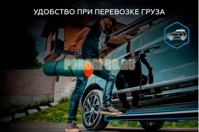 Пороги "Black-Premium" для Kia Sonet 2024-