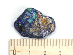 Азурит, Малахит, Азуромалахит, коллекционный образец, Россия, Алтай (29*22*15 мм, 13 г) №27095